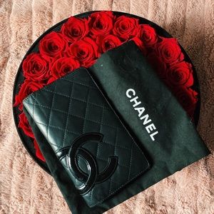 Chanel • So Black Cambon Lambskin Quilted Wallet